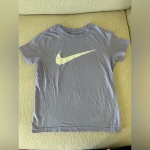 Nike Kids Light Purple Tee with White Logo